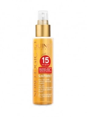 GUINOT SUN PERFECT EAU SOLAIRE SPRAY BIPHASE CORPS SPF15