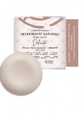 Senso Naturale Natural DELICATE deodorant with the aroma of fresh talc 
